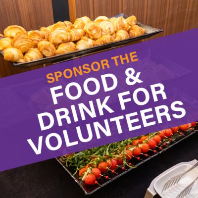 sponsor food and drink for volunteers