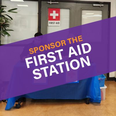 sponsor the first aid station